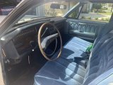 1969 Lincoln Continental Mark III Blue Interior