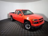 2012 Inferno Orange Metallic Chevrolet Colorado Work Truck Extended Cab 4x4 #140478473