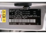2018 NX Color Code for Silver Lining Metallic - Color Code: 1J4