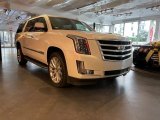 Crystal White Tricoat Cadillac Escalade in 2019