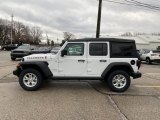 Bright White Jeep Wrangler Unlimited in 2021