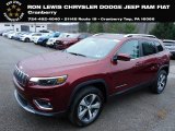 2021 Velvet Red Pearl Jeep Cherokee Limited 4x4 #140504471
