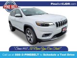 2021 Bright White Jeep Cherokee Limited 4x4 #140526161