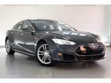 2015 Tesla Model S Midnight Silver Metallic