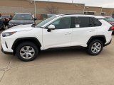 2021 Super White Toyota RAV4 LE AWD #140538351