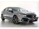 2019 Honda Civic Sport Touring Hatchback Front 3/4 View