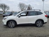 Crystal White Pearl Subaru Forester in 2021