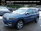 2021 Slate Blue Pearl Jeep Cherokee Limited 4x4 #140568575