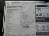 2021 Ram 1500 Classic Regular Cab Window Sticker