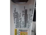 2017 Continental Color Code for White Platinum - Color Code: UG