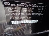 2020 Elantra Color Code for Portofino Gray - Color Code: 2G