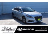 2017 Ion Silver Hyundai Sonata Limited Hybrid #140584763