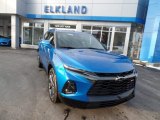 2021 Bright Blue Metallic Chevrolet Blazer RS AWD #140595800