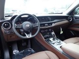 2021 Alfa Romeo Stelvio Sprint AWD Black/Chocolate Interior