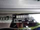 2021 Giulia Color Code for Alfa Black - Color Code: 601