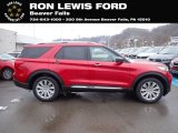 2021 Rapid Red Metallic Ford Explorer Limited 4WD #140623989