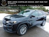 2021 Diamond Black Crystal Pearl Jeep Cherokee Latitude Lux 4x4 #140633429