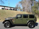 2020 Sarge Green Jeep Wrangler Unlimited Rubicon 4x4 #140633403