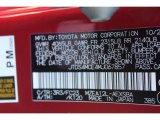 2021 Corolla Color Code for Barcelona Red Metallic - Color Code: 3R3