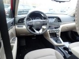2020 Hyundai Elantra Value Edition Beige Interior