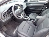 2020 Hyundai Elantra Limited Black Interior