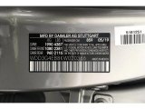 2019 A Color Code for Mojave Silver Metallic - Color Code: 859