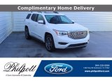 White Frost Tricoat GMC Acadia in 2017