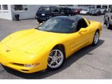 2002 Millenium Yellow Chevrolet Corvette Coupe #14061516