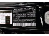 2021 GLE Color Code for Black - Color Code: 040
