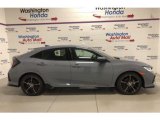 2021 Sonic Gray Pearl Honda Civic EX Hatchback #140682452