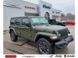 2021 Sarge Green Jeep Wrangler Unlimited Sport 4x4 #140682655