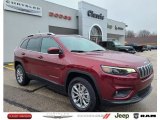 2021 Velvet Red Pearl Jeep Cherokee Latitude Plus 4x4 #140682653