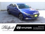 2021 Intense Blue Hyundai Elantra SEL #140682592