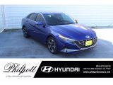 2021 Intense Blue Hyundai Elantra SEL #140682591