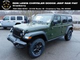 2021 Sarge Green Jeep Wrangler Unlimited Willys 4x4 #140702509