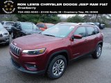 2021 Velvet Red Pearl Jeep Cherokee Latitude Lux 4x4 #140702505