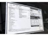 2021 Mercedes-Benz AMG GT 53 Window Sticker