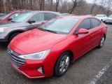 2019 Scarlet Red Hyundai Elantra Value Edition #140715438