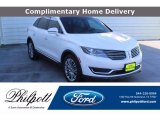 2018 White Platinum Metallic Tri-Coat Lincoln MKX Reserve #140715468