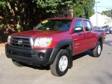 2008 Impulse Red Pearl Toyota Tacoma V6 PreRunner Double Cab #14059219