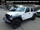 2021 Bright White Jeep Wrangler Unlimited Willys 4x4 #140728984