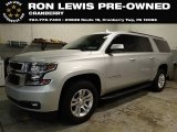 2019 Silver Ice Metallic Chevrolet Suburban LT 4WD #140728991