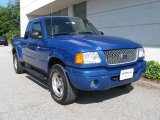 2002 Bright Island Blue Metallic Ford Ranger Edge SuperCab 4x4 #14057025