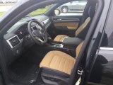 2021 Volkswagen Atlas Cross Sport SEL Premium 4Motion Cinnamon Brown/Black Interior