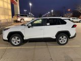 2021 Super White Toyota RAV4 XLE AWD Hybrid #140743848