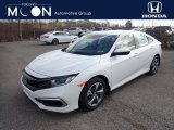 2021 Platinum White Pearl Honda Civic LX Sedan #140769470