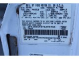1996 F350 Color Code for Oxford White - Color Code: YZ