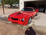 Red Chevrolet Camaro in 1979