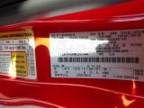 2021 Ranger Color Code for Race Red - Color Code: PQ