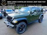 2021 Sarge Green Jeep Wrangler Unlimited Willys 4x4 #140804757